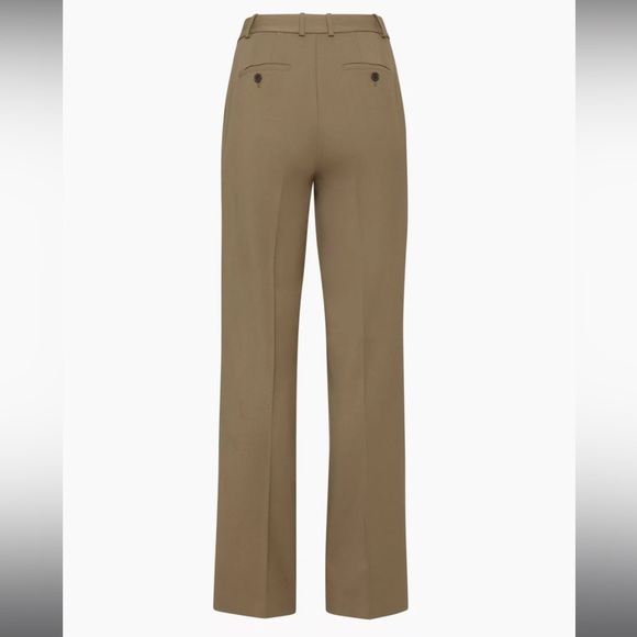 Aritzia Babaton Agency Pant High Waisted Straight Leg Wool Dress Pants - Picture 2 of 13